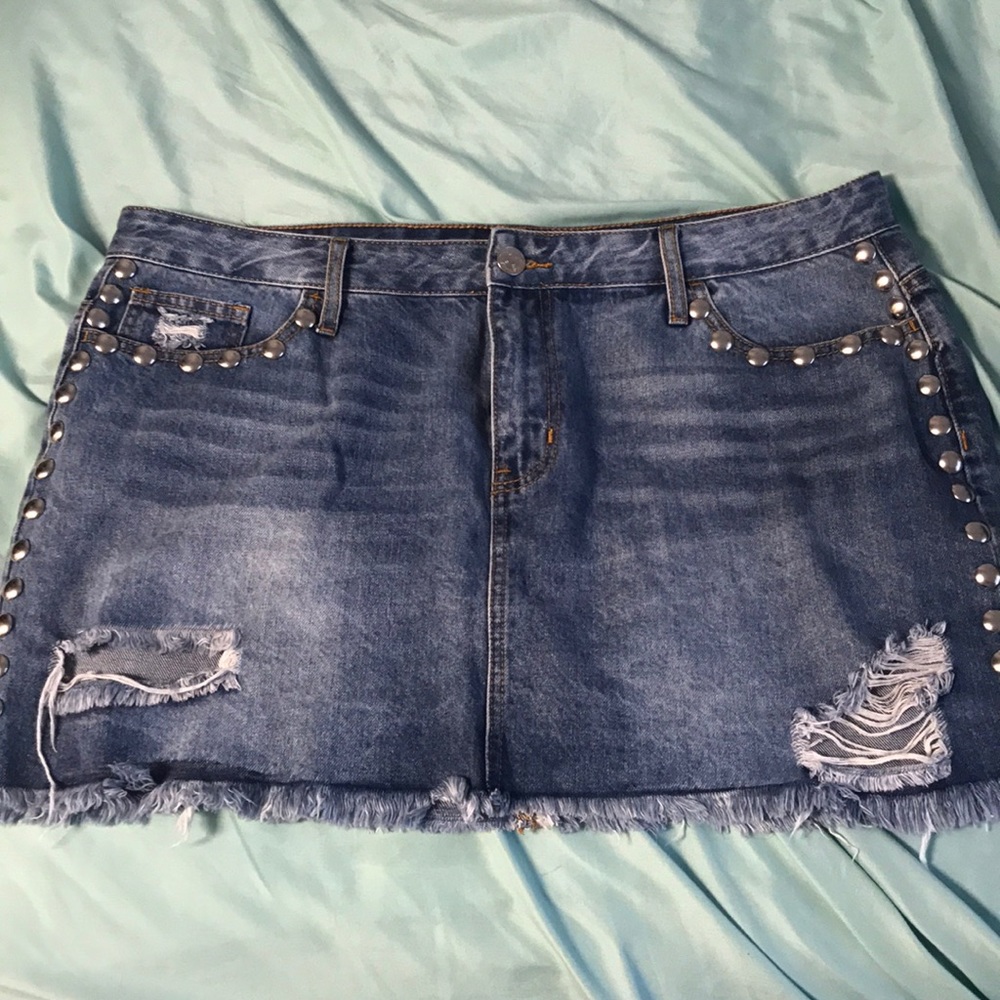Trendy Denim Skirt 14